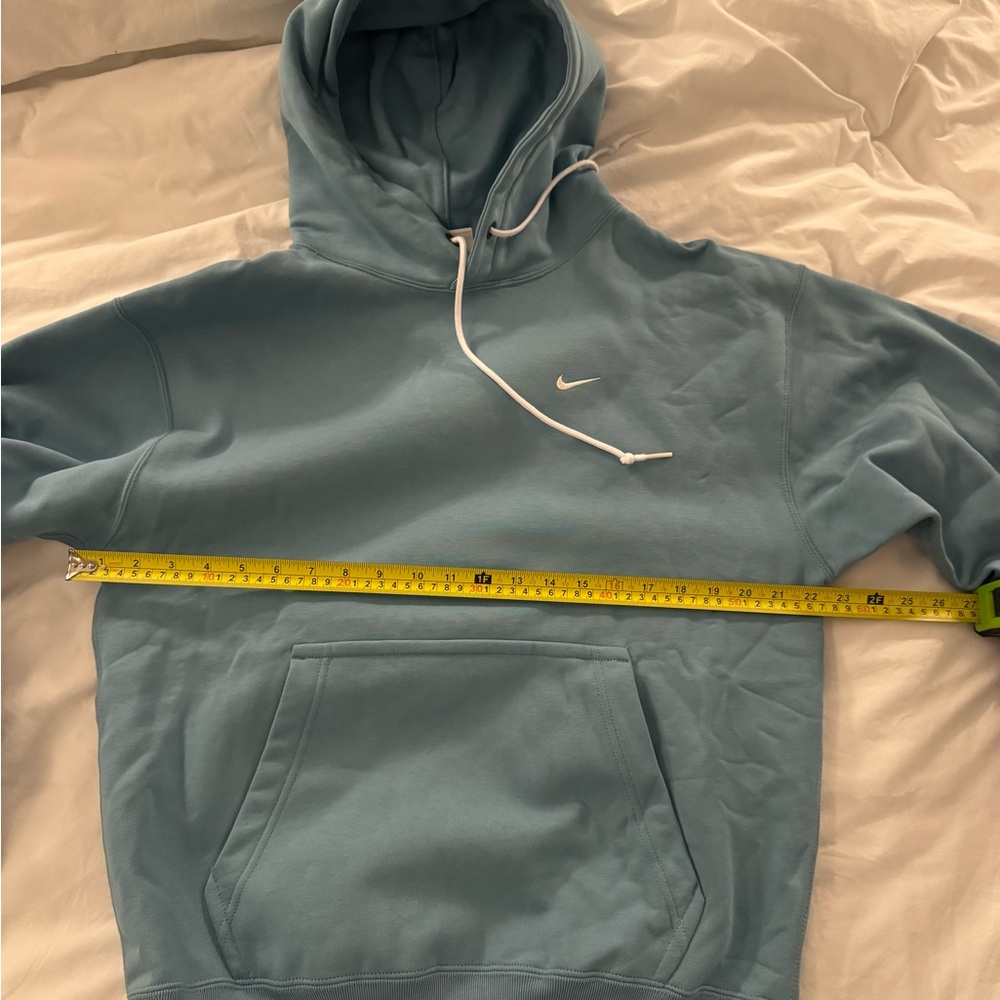 NikeLab Nike Solo Swoosh aqua turquoise pullover hoodie men’s S - Picture 6 of 7